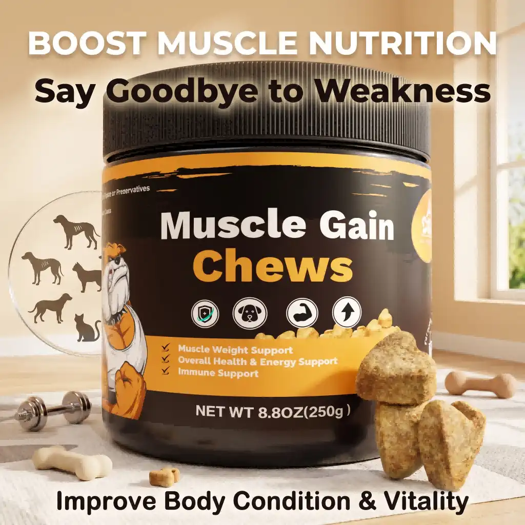 Muscle Health Chewable Tablets for Dogs — Specially Formulated for Dogs in Recovery